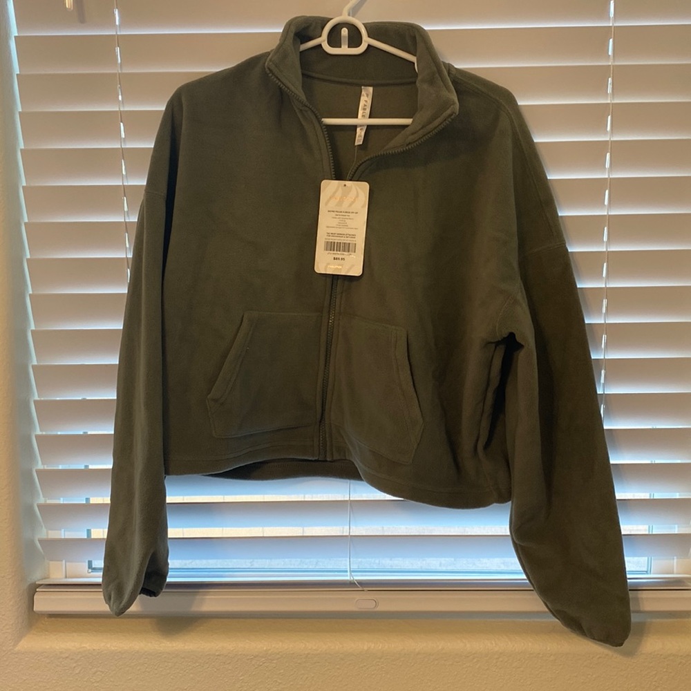 *NEW WITH TAGS!* Fabletics Fleece Zip Up